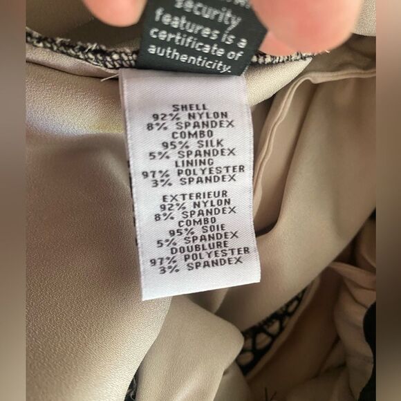 Diane von Furstenberg Womens Sz 2 Black Shany Romper Lace Shorts Pockets - Picture 12 of 14